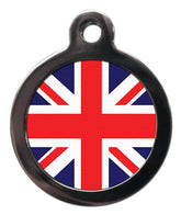 Union Jack Dog Tag